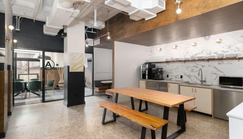 myflexoffice location bureaux miami downtown - Security building espace cuisine 1